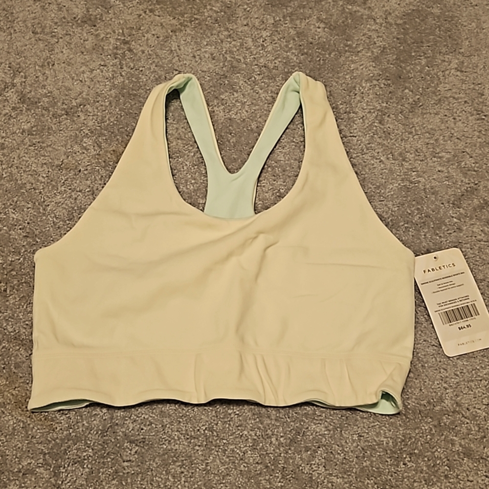 Reversible sports bra fabletics XXL-1X cream mint